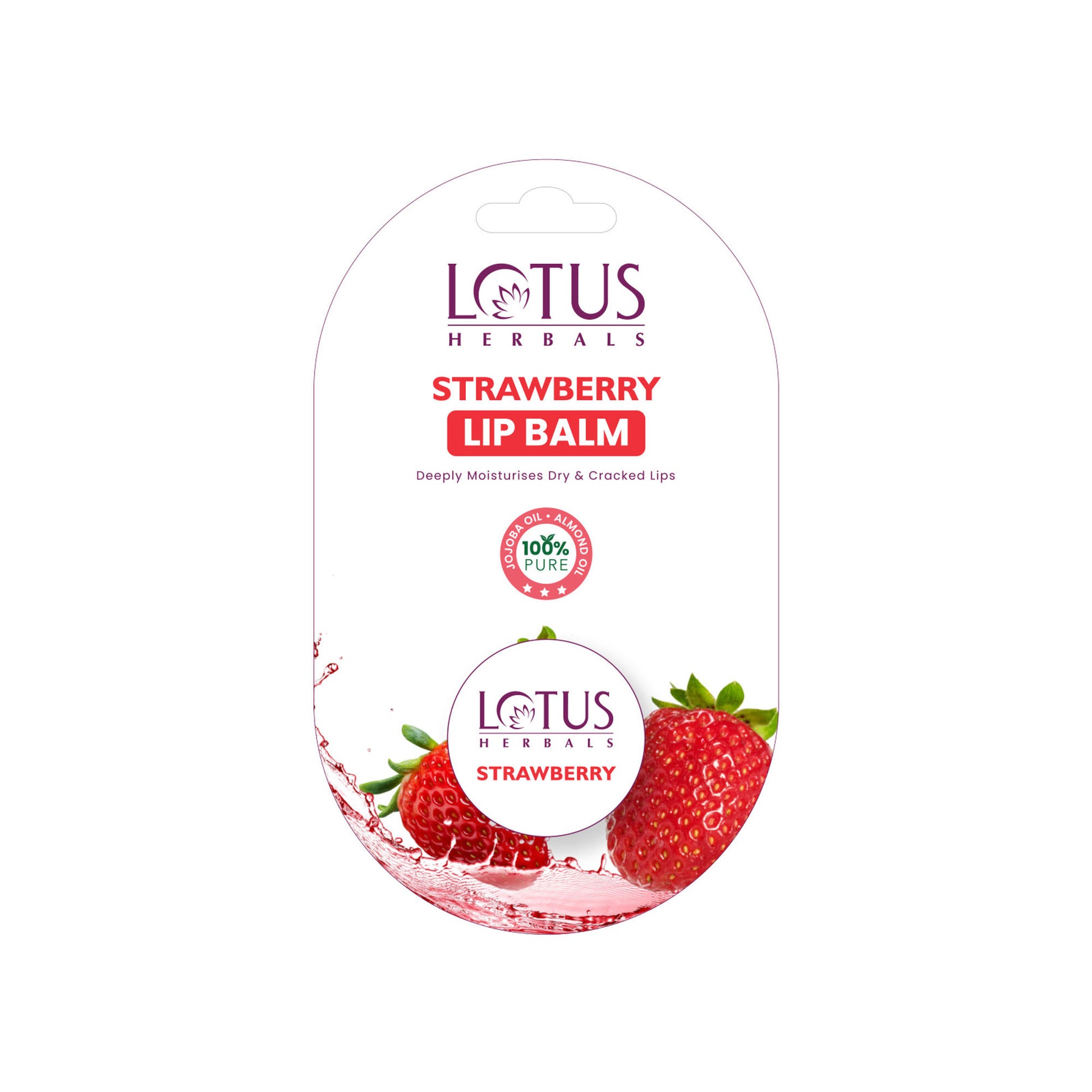 Lotus Herbals Strawberry Lip Balm