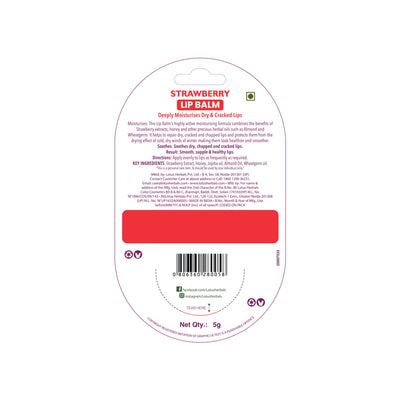 Lotus Herbals Strawberry Lip Balm