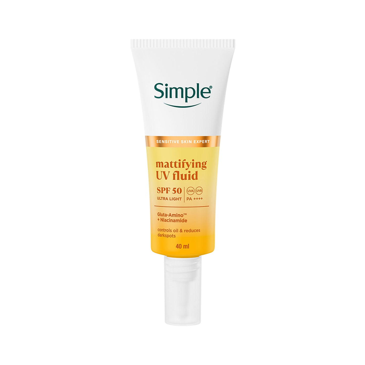 Simple Mattifying UV Fluid SPF 50 PA++++ with Niacinamide Sunscreen For Oily & Sensitive Skin