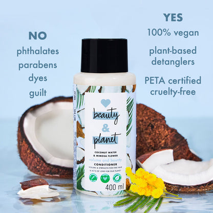 Love Beauty & Planet Coconut Water & Mimosa Flower Conditioner For Volume & Bounce