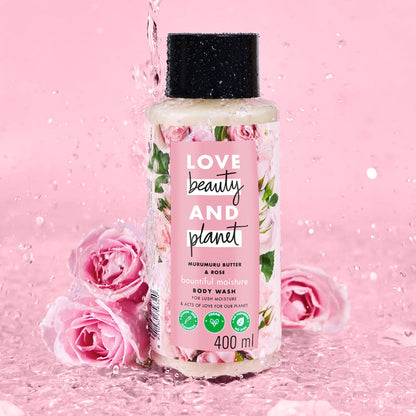 Love Beauty & Planet Murumuru Butter And Rose Moisturising Creme Body Wash
