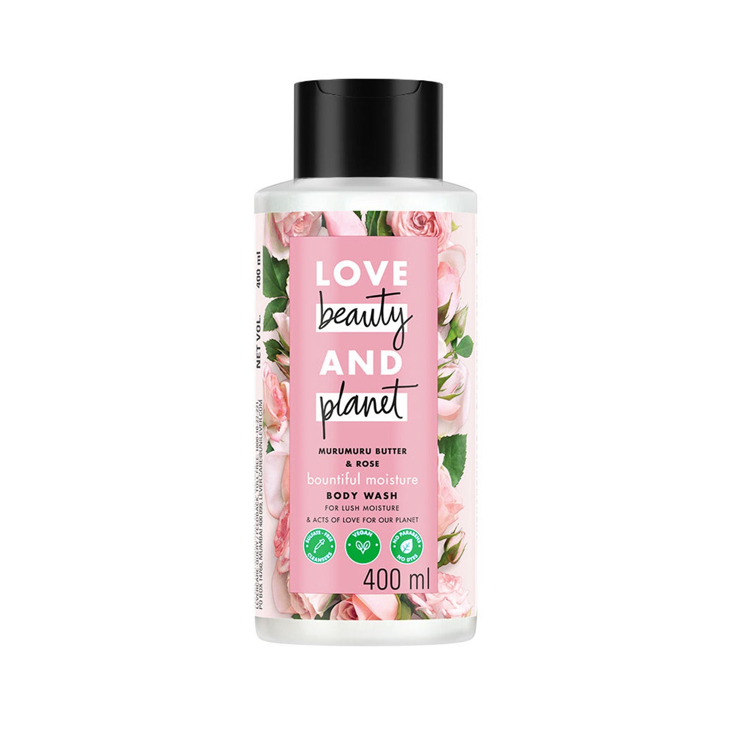 Love Beauty & Planet Murumuru Butter And Rose Moisturising Creme Body Wash
