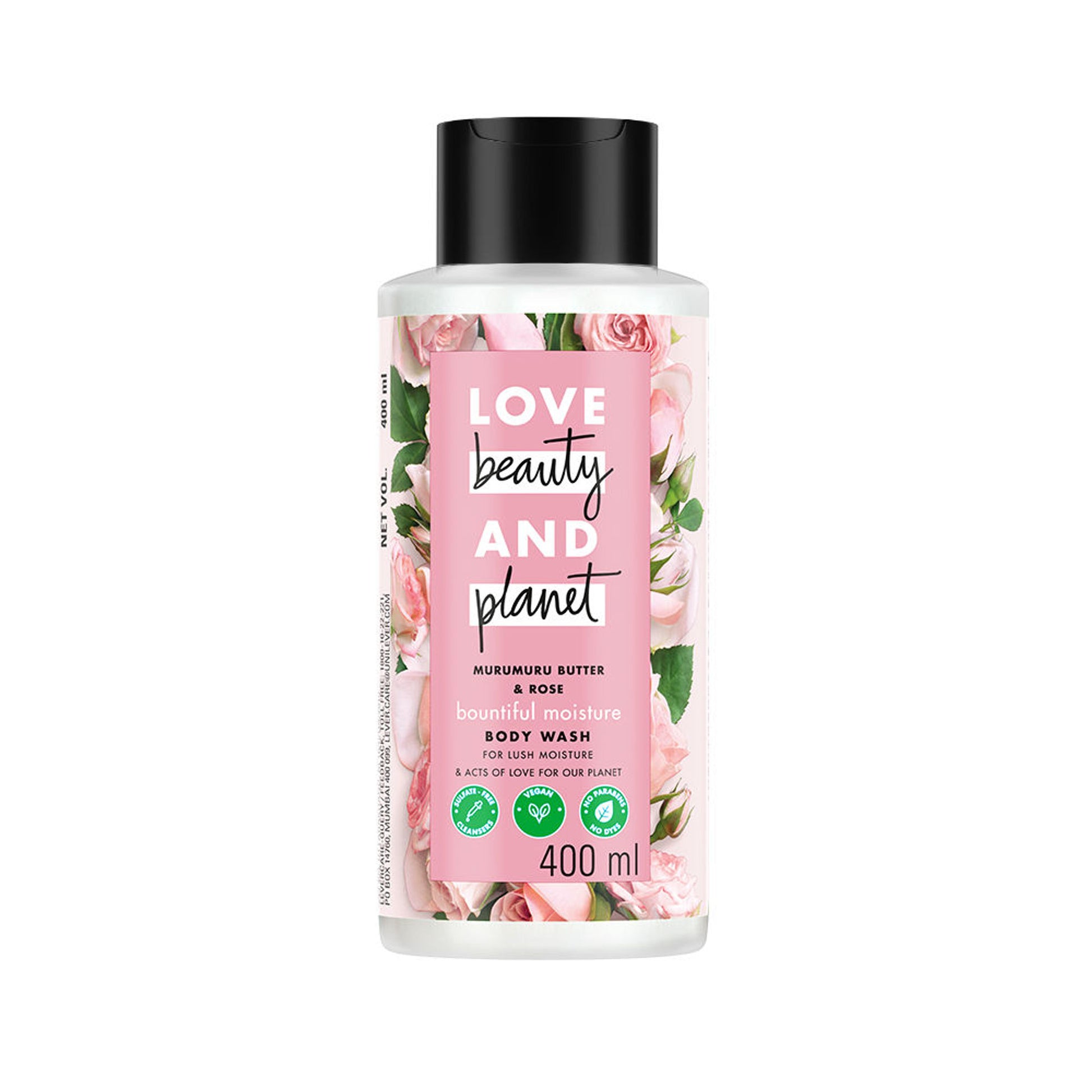 Love Beauty & Planet Murumuru Butter And Rose Moisturising Creme Body Wash