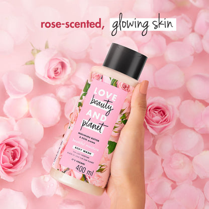 Love Beauty & Planet Murumuru Butter And Rose Moisturising Creme Body Wash