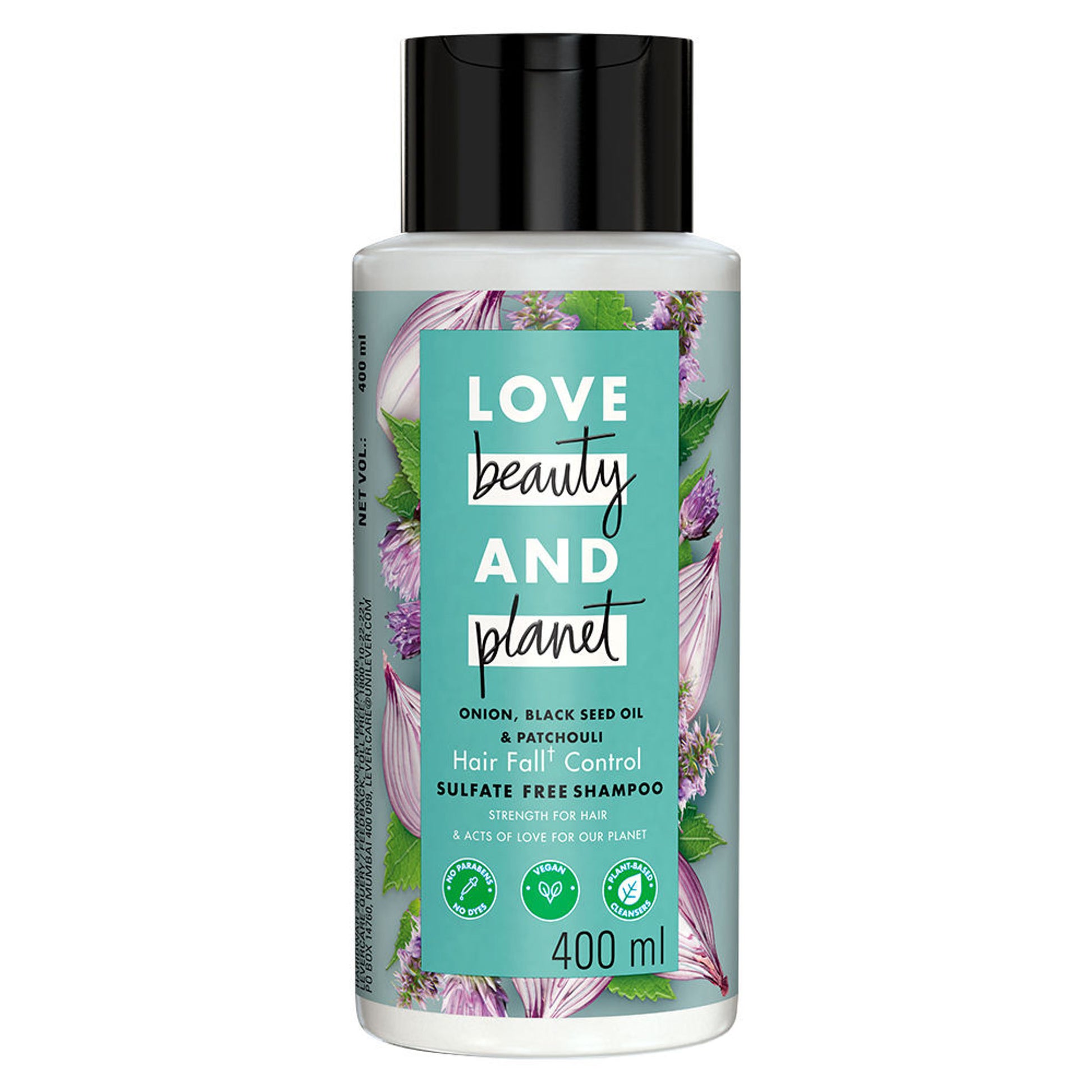 Love Beauty & Planet Onion, Black Seed & Patchouli Hair Fall Control Sulphate Free Shampoo
