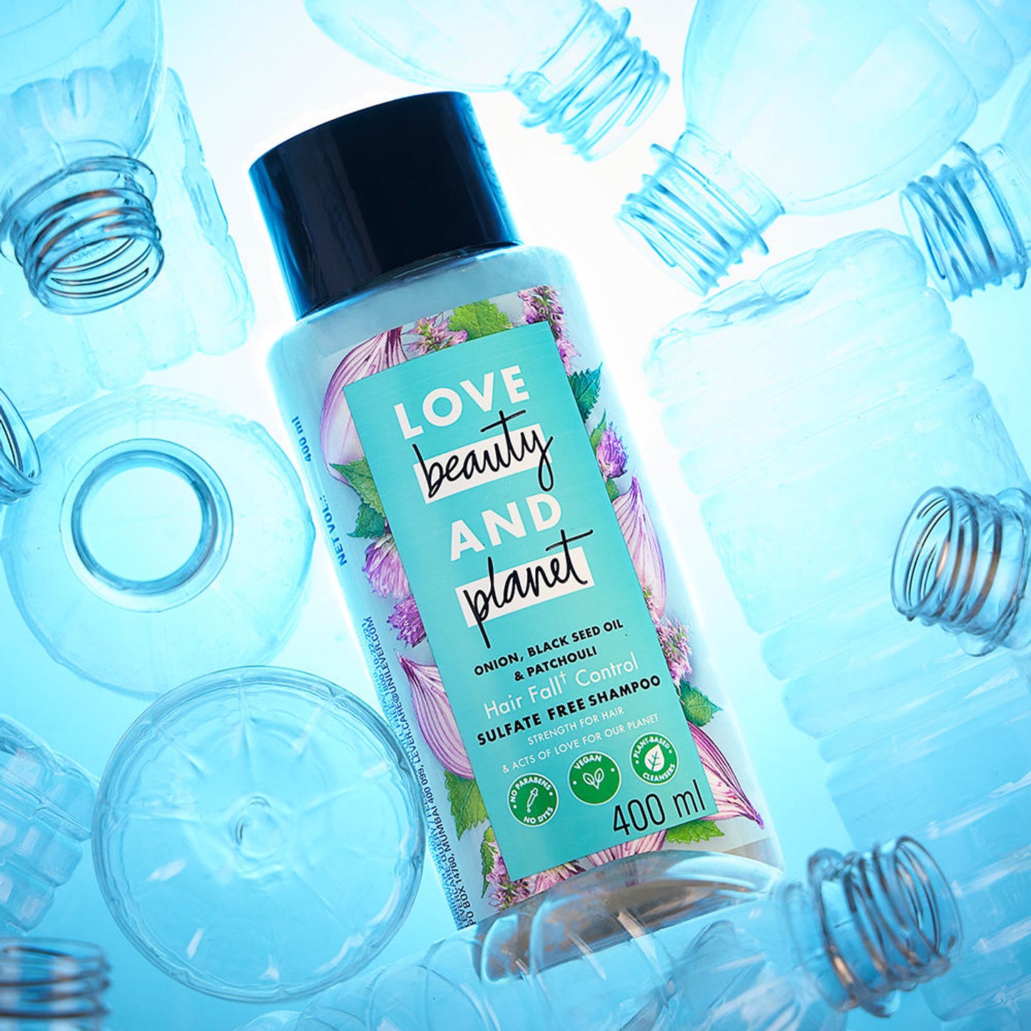 Love Beauty & Planet Onion, Black Seed & Patchouli Hair Fall Control Sulphate Free Shampoo
