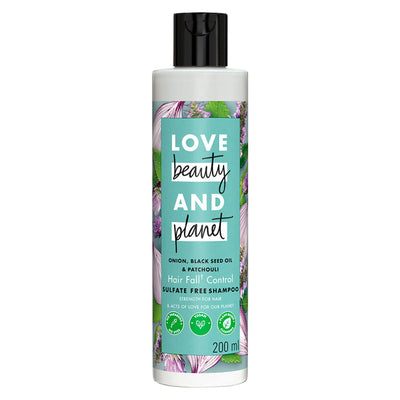 Love Beauty & Planet Onion, Black Seed & Patchouli Hair Fall Control Sulphate Free Shampoo
