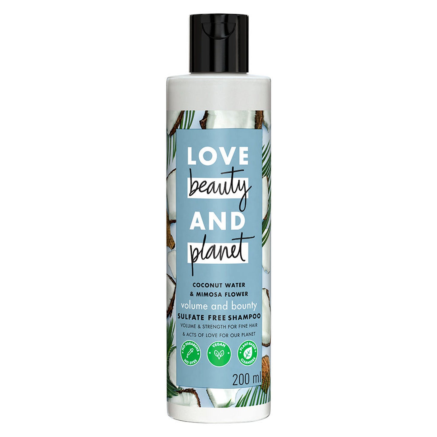 Love Beauty & Planet Coconut Water & Mimosa Flower Shampoo For Volume & Bounce, No Sulphates