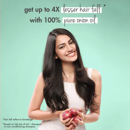 Love Beauty & Planet Onion, Black Seed & Patchouli Hair Oil For Hair Fall Control