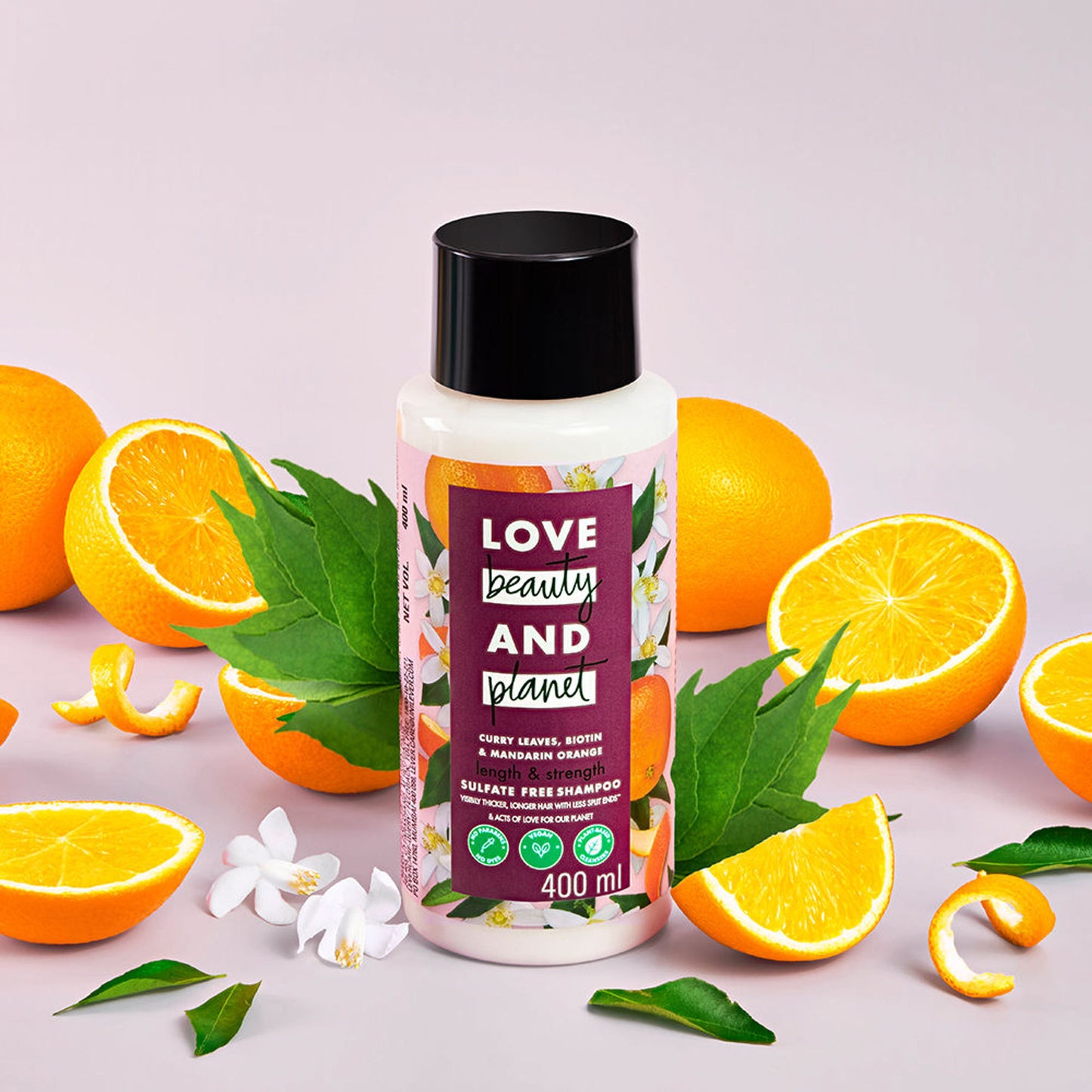 Love Beauty & Planet Curry Leaves & Biotin Sulpate Free Shampoo For Length And Strength