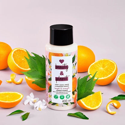 Love Beauty & Planet Curry Leaves & Biotin Sulphate Free Conditioner For Length And Strength