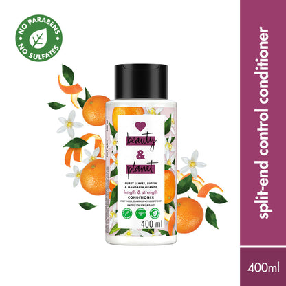 Love Beauty & Planet Curry Leaves & Biotin Sulphate Free Conditioner For Length And Strength