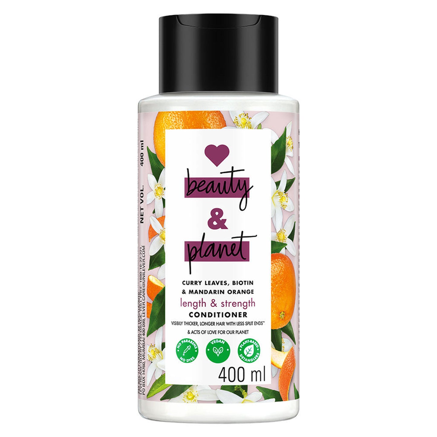 Love Beauty & Planet Curry Leaves & Biotin Sulphate Free Conditioner For Length And Strength