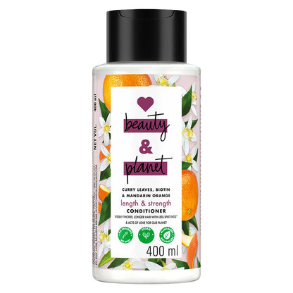 Love Beauty & Planet Curry Leaves & Biotin Sulphate Free Conditioner For Length And Strength