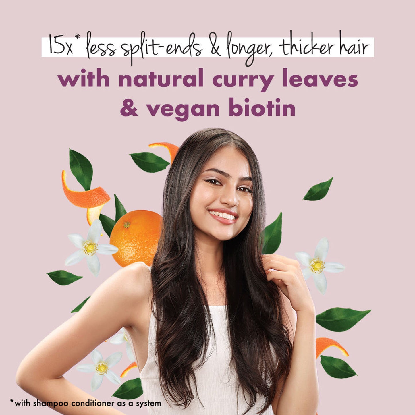 Love Beauty & Planet Curry Leaves & Biotin Sulphate Free Conditioner For Length And Strength