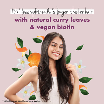 Love Beauty & Planet Curry Leaves & Biotin Sulphate Free Conditioner For Length And Strength
