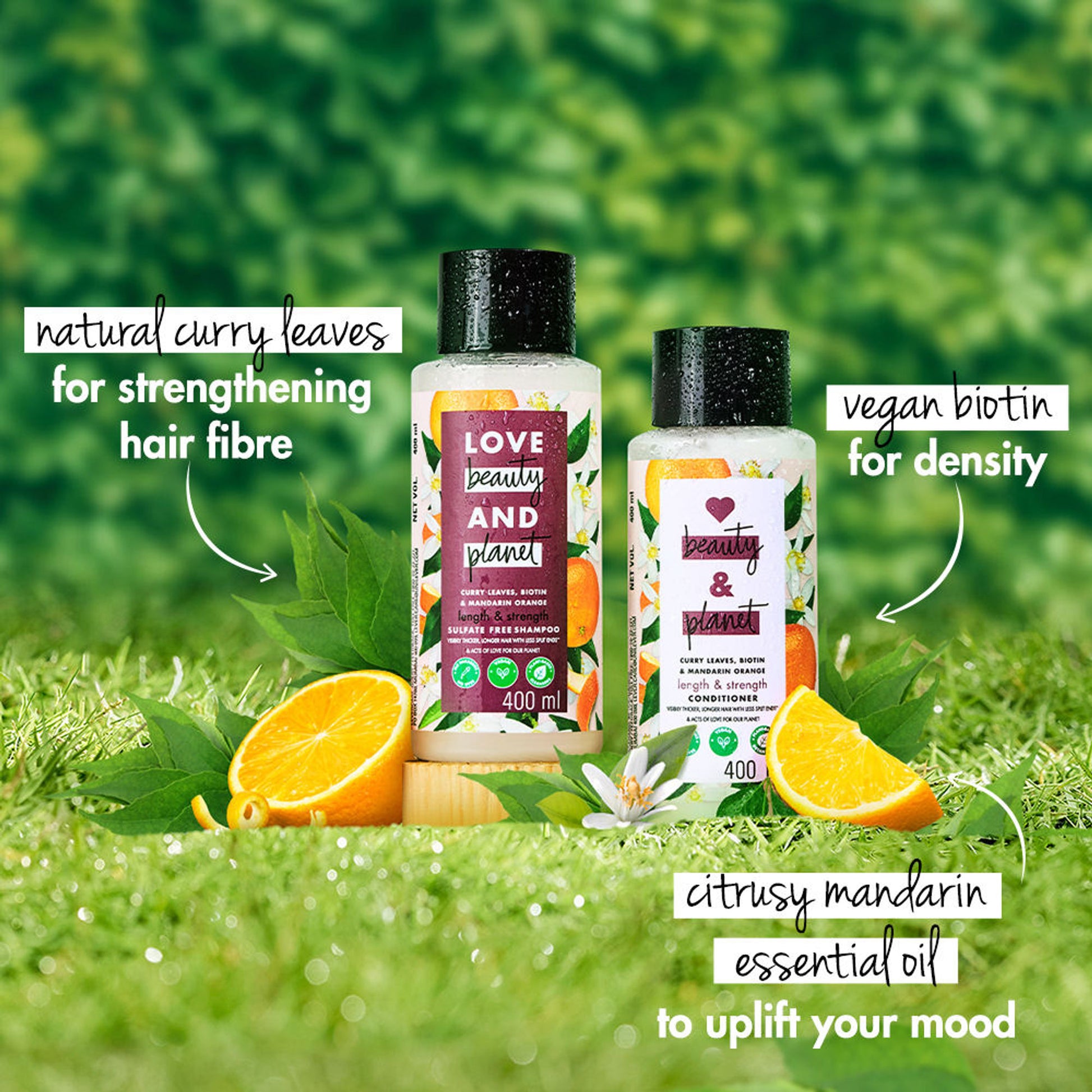 Love Beauty & Planet Curry Leaves & Biotin Sulphate Free Conditioner For Length And Strength