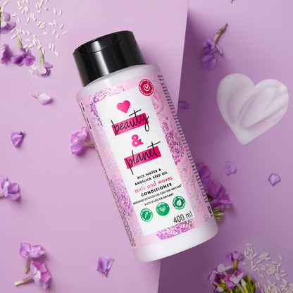 Love Beauty & Planet Rice Water & Angelica Seed Oil Conditioner For Curly And Wavy Hair