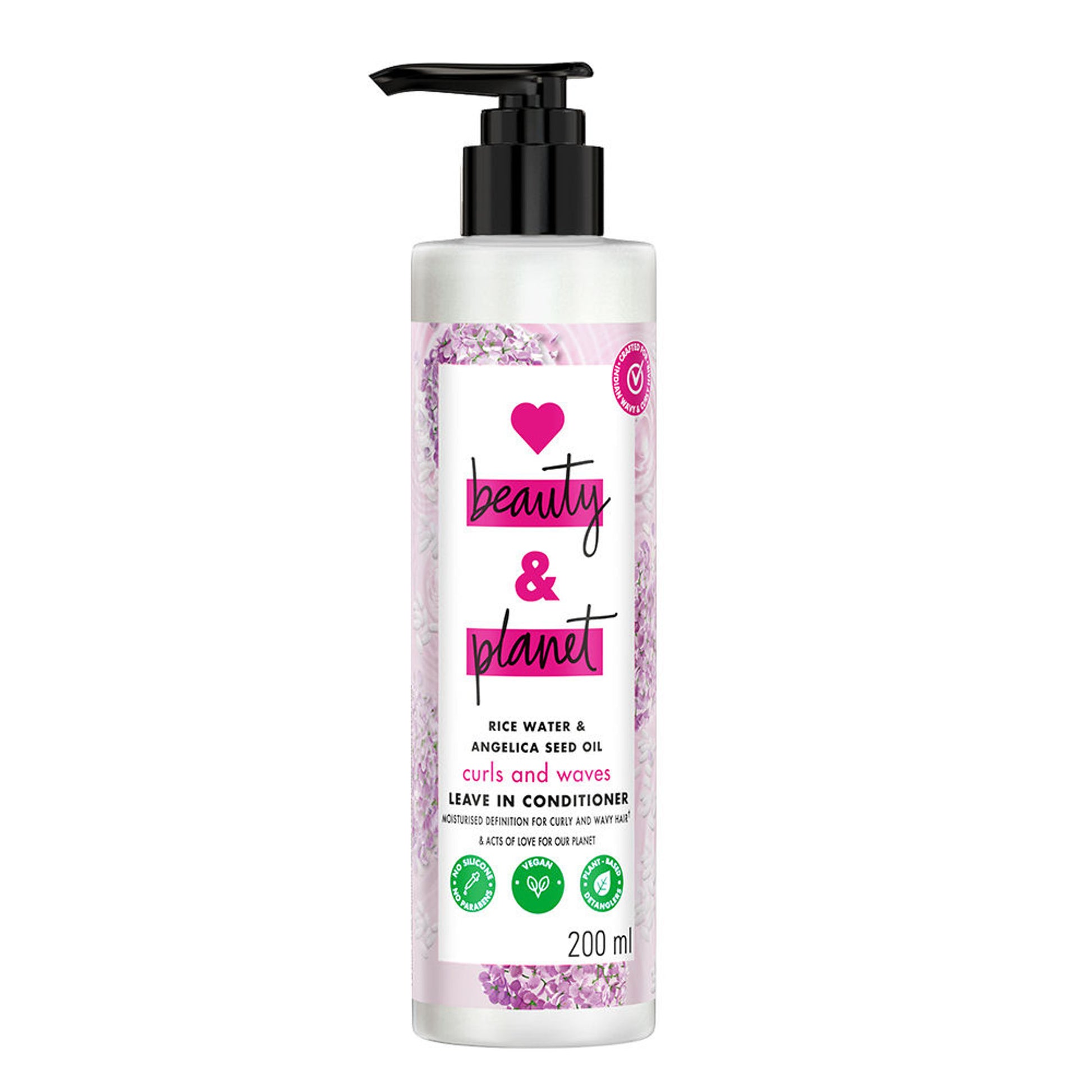 Love Beauty & Planet Rice Water & Angelica Seed Oil Leave-In Conditioner For Curly Hair