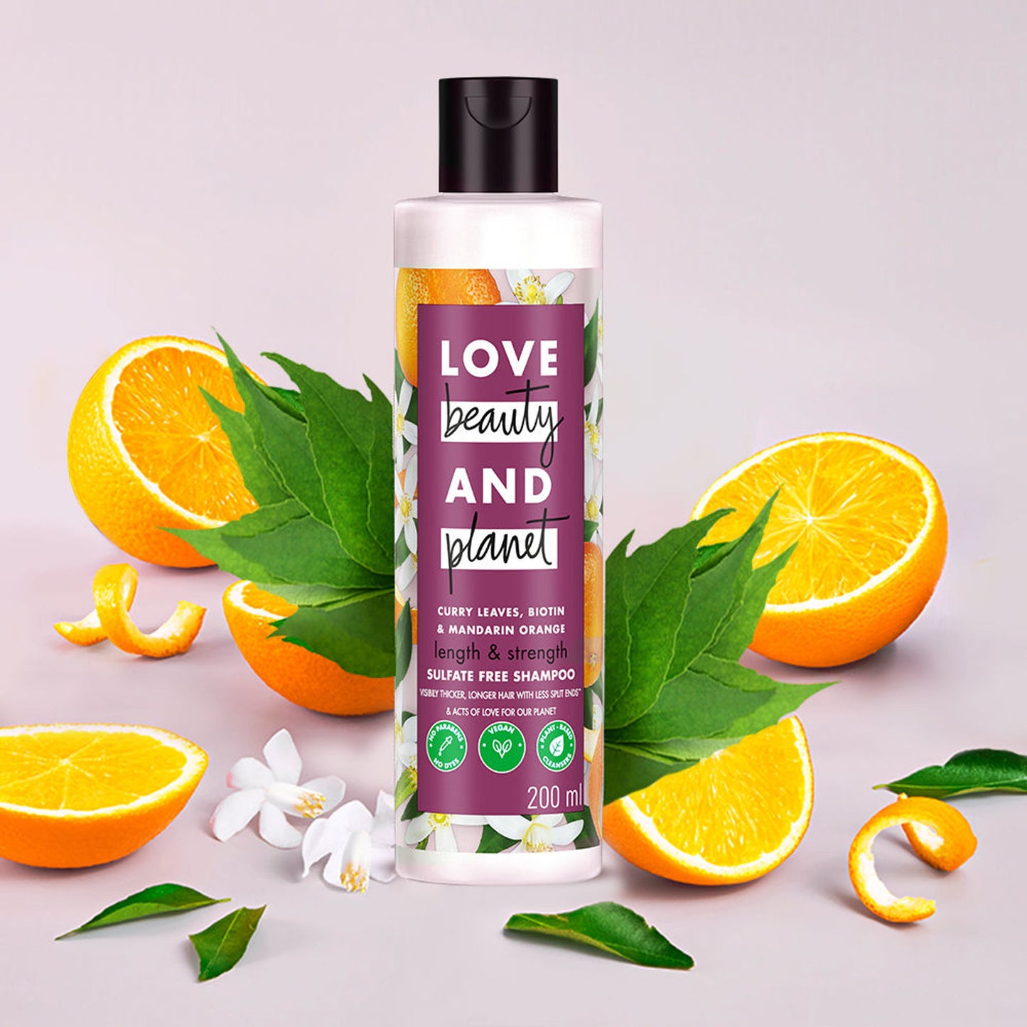 Love Beauty & Planet Curry Leaves & Biotin Sulpate Free Shampoo For Length And Strength
