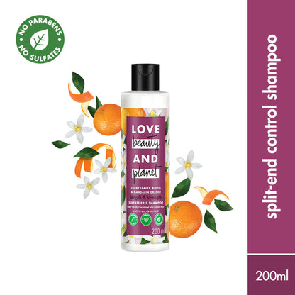 Love Beauty & Planet Curry Leaves & Biotin Sulpate Free Shampoo For Length And Strength