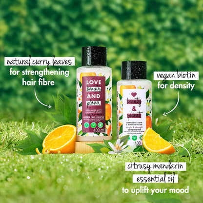 Love Beauty & Planet Curry Leaves & Biotin Sulphate Free Conditioner For Length And Strength