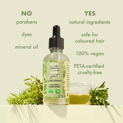 Love Beauty & Planet Anti Dandruff Scalp Serum With Tea Tree & Rosemary
