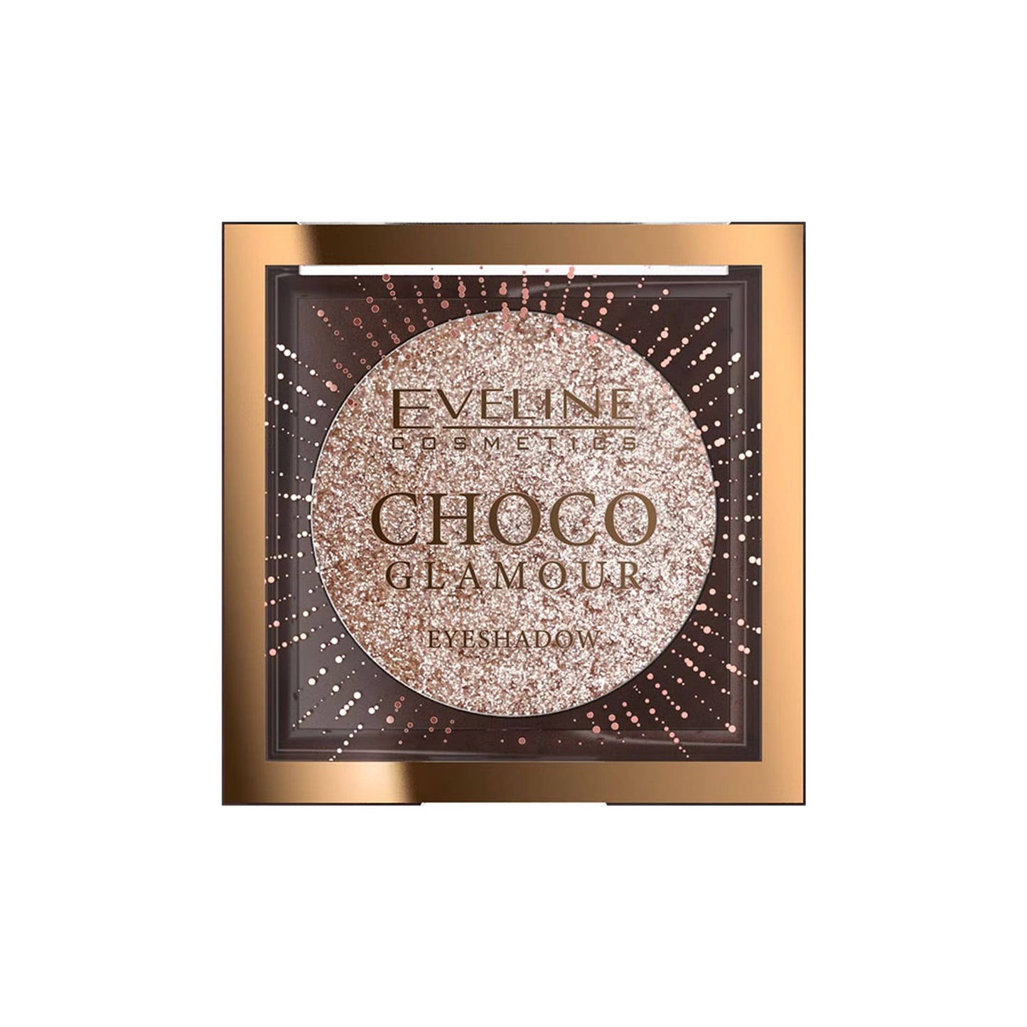 Eveline Cosmetics Choco Glamour Mono Eyeshadow - No 01 Moon Sparkle
