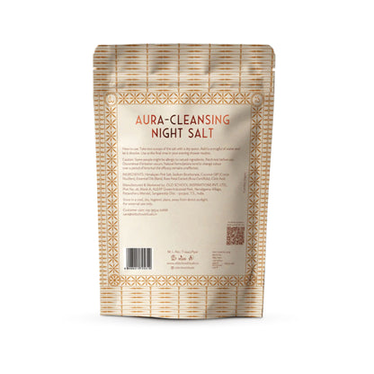 Old School Aura Cleansing Night Bath Salt With Himalayan Salt Relaxes Body, Mind, Muscles & Joints