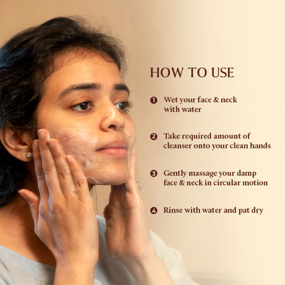 Old School Arrack Of Indian Spices Cleansing Face Wash For Dry Oily, Acne Prone Removes Dark Spots