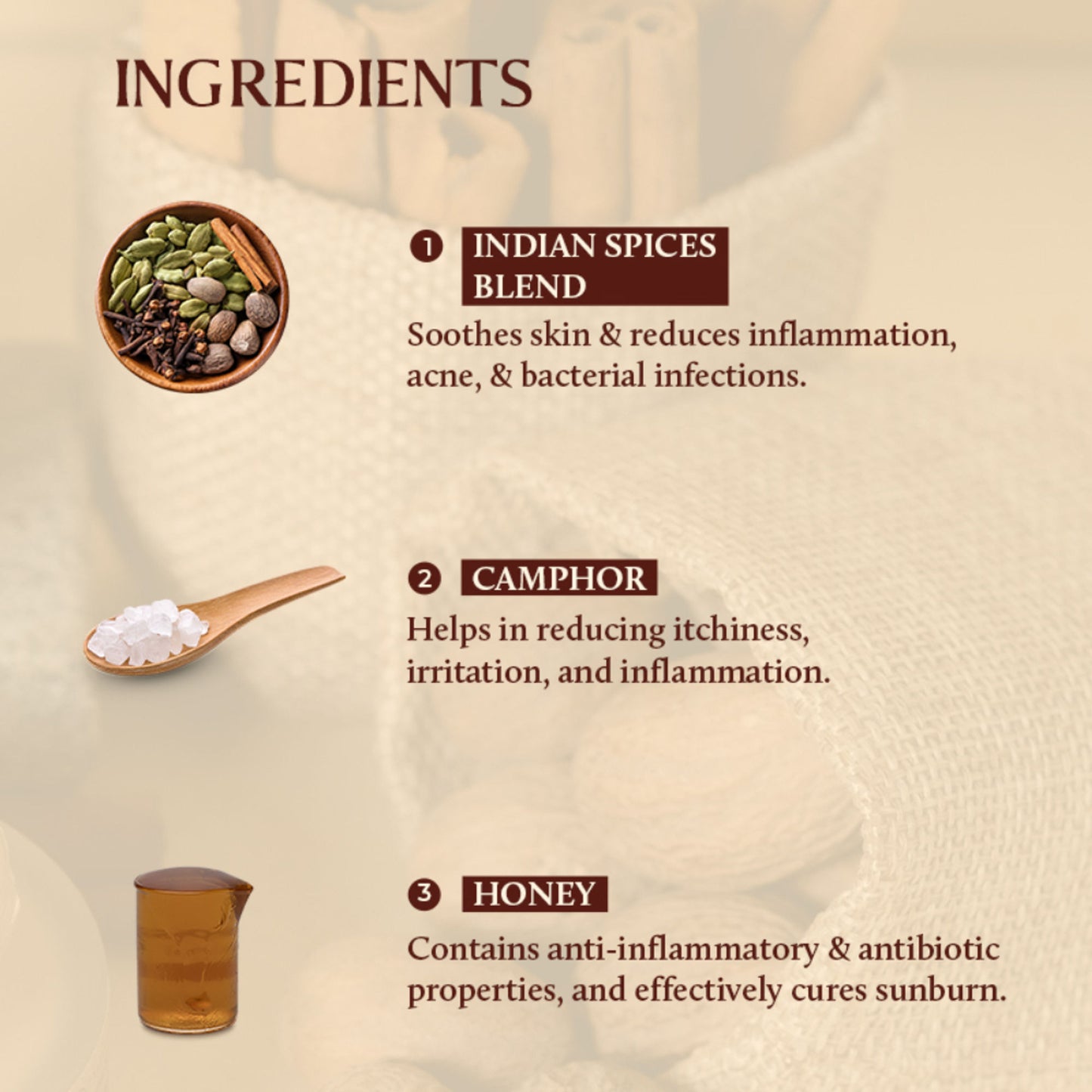 Old School Arrack Of Indian Spices Cleansing Face Wash For Dry Oily, Acne Prone Removes Dark Spots