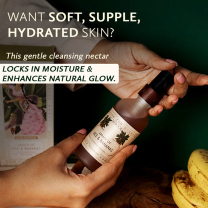 Old School Arrack Of Rice & Bananas Cleansing Hydrating Face Wash for Oily, Dry & Acne-Prone Skin