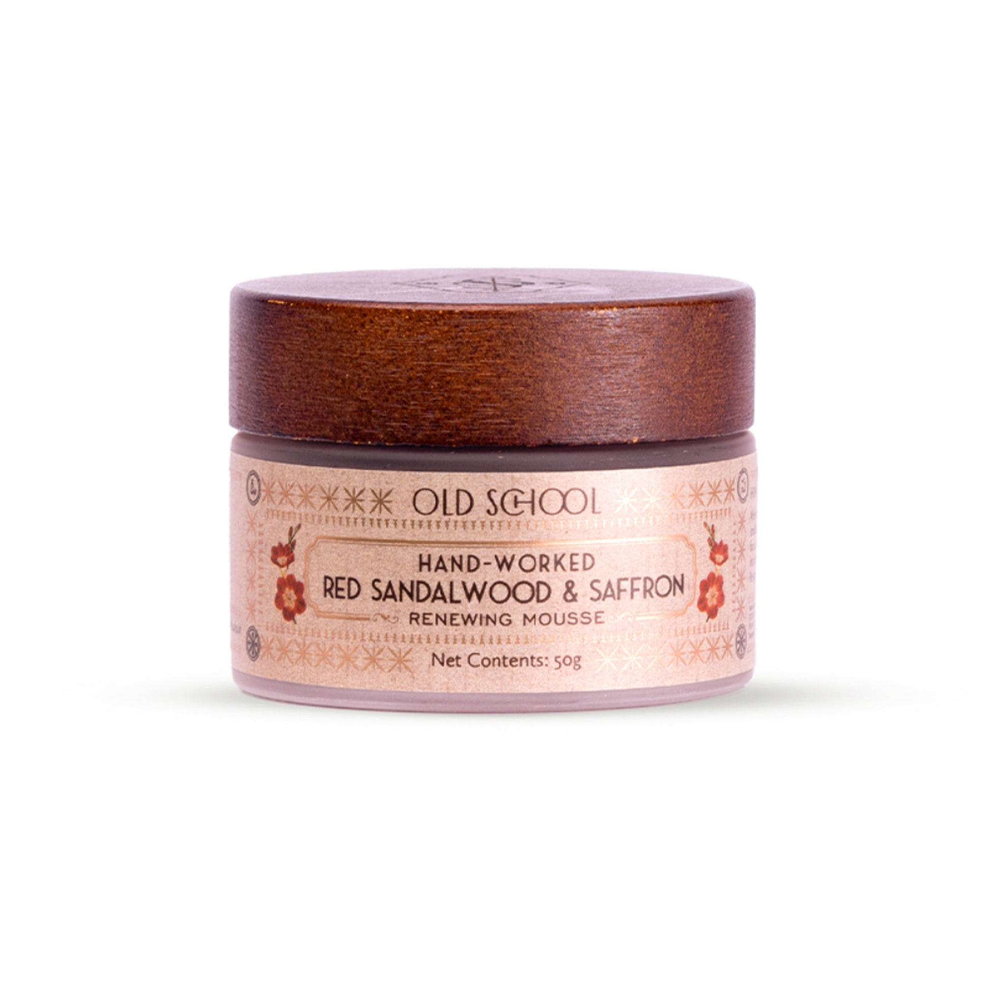Old School Red Sandalwood & Saffron Face Moisturiser For Dull Skin Reduces Fine Lines & Wrinkle