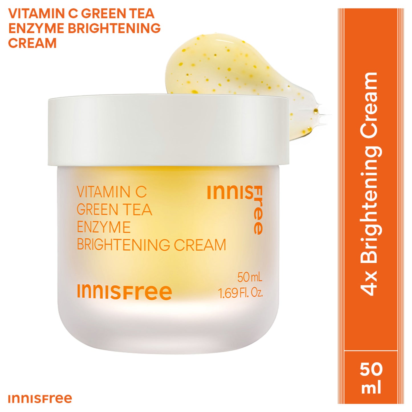 Innisfree Vitamin C Green Tea Brightening Cream - Evens Skin Tone