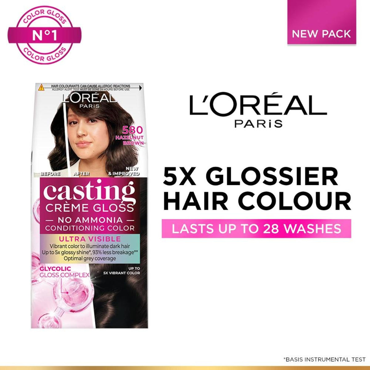 L'oreal Paris Casting Creme Hair Color With Glycolic Gloss Complex