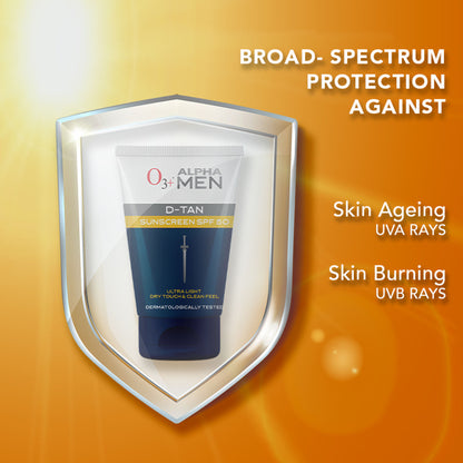 O3+ Alpha Men D-Tan Sunscreen SPF 50