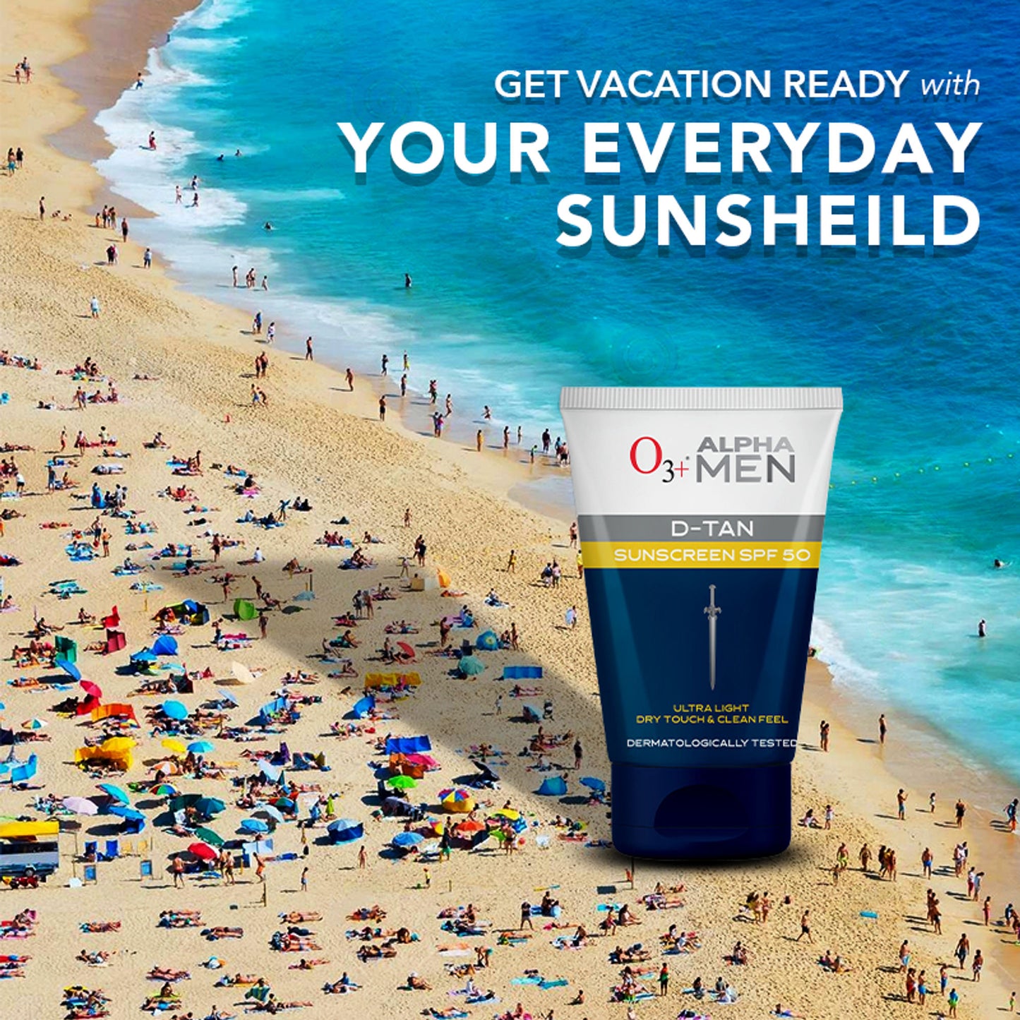 O3+ Alpha Men D-Tan Sunscreen SPF 50