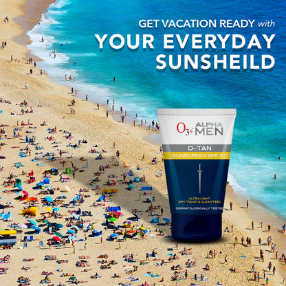 O3+ Alpha Men D-Tan Sunscreen SPF 50