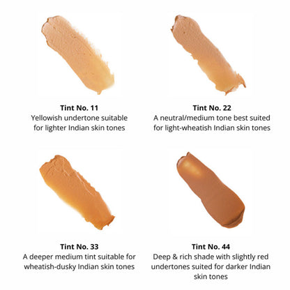 Sandiva One & Done Tinted Sunscreen With Zinc Oxide, SPF 35 PA++++, No White Cast - Tint No. 11