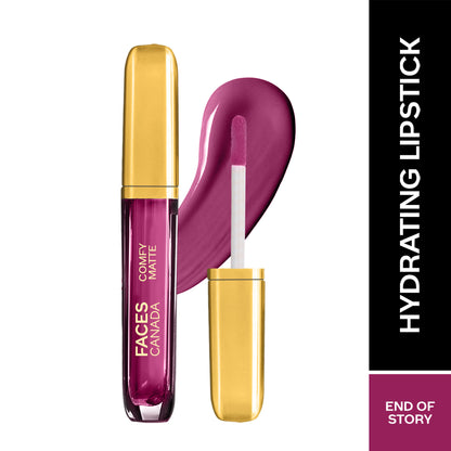 Faces Canada Comfy Matte Liquid Lipstick - End Of Story 03
