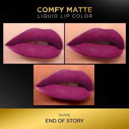 Faces Canada Comfy Matte Liquid Lipstick - End Of Story 03