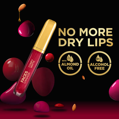 Faces Canada Comfy Matte Liquid Lipstick - Note To Self 07