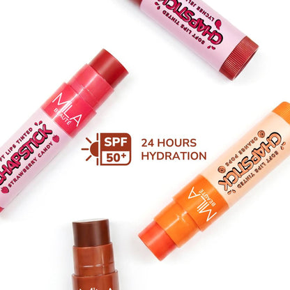 Mila Beauté soft Lips Tinted Chapstick With 24 Hrs Hydration - Lychee Jelly