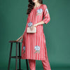 Indyancart IE Printed V-Neck Tunic With Trousers Co-Ords