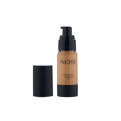 Note Cosmetique Detox And Protect Foundation - 102 Warm Almond