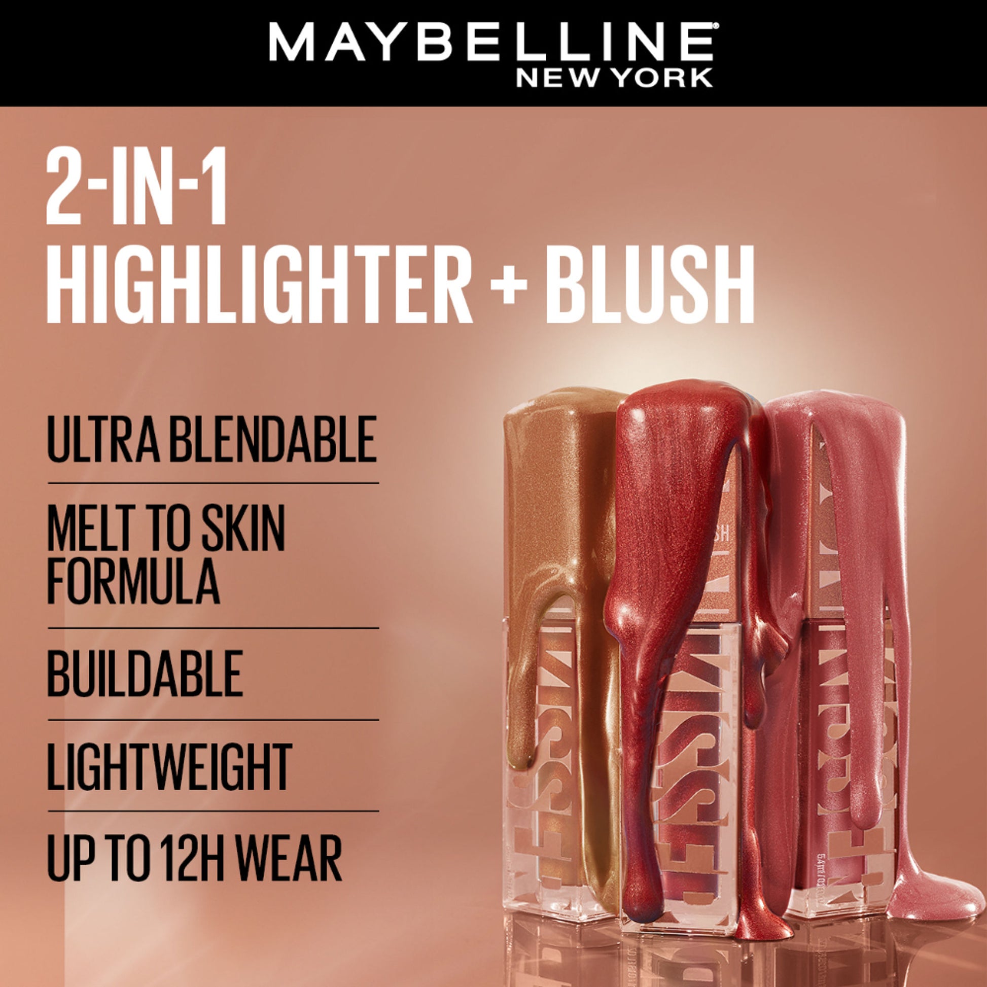 Maybelline New York Sunkisser Highlighter + Blush - Midnight Shimmer