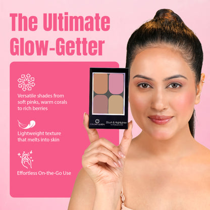 Colors Queen Blush & Highlighter - 04