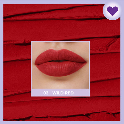 Blue Heaven Love Capsule Powder Matte Lipstick - Wild Red
