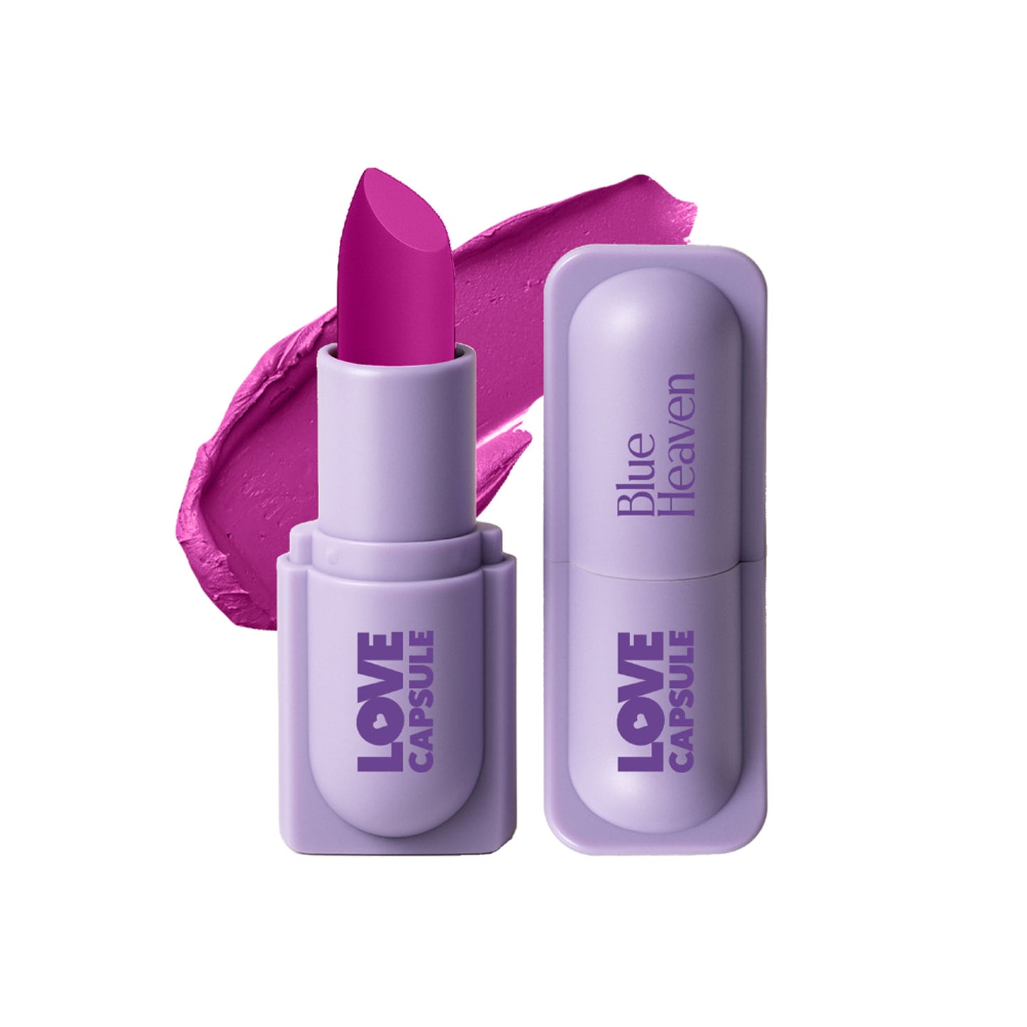 Blue Heaven Love Capsule Powder Matte Lipstick - Sugar Pink