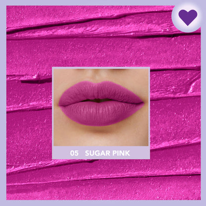 Blue Heaven Love Capsule Powder Matte Lipstick - Sugar Pink